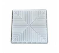F Fityle Decorative Concrete Form for Making Antique Pattern Tiles with Sturdy Rectangular Frame 40x3.5cm White, Style C