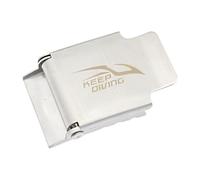 F Fityle Dive Weight Belt Buckle Diving Equipment Sturdy Fixing Webbing Stainless Steel for Sailing Freediving Surfing Spearfishing