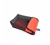 F Fityle Diving SMB Pouch Mesh Diving Bag Storage Pouch Gear Organizer Buoy Equipment Secure Fastening Build Suitable for Technical Underwater Sports, Fluorescent Red, Small Hole