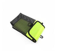 F Fityle Diving SMB Pouch Mesh Diving Bag Storage Pouch Gear Organizer Buoy Equipment Secure Fastening Build Suitable for Technical Underwater Sports, Fluorescent Yellow, Small Hole