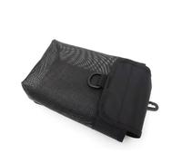 F Fityle Diving SMB Pouch Mesh Diving Bag Storage Pouch Gear Organizer Buoy Equipment Secure Fastening Build Suitable for Technical Underwater Sports, Black, Small Hole