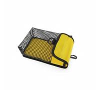 F Fityle Diving SMB Pouch Mesh Diving Bag Storage Pouch Gear Organizer Buoy Equipment Secure Fastening Build Suitable for Technical Underwater Sports, Goose Yellow, Large Hole
