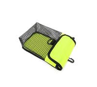 F Fityle Diving SMB Pouch Mesh Diving Bag Storage Pouch Gear Organizer Buoy Equipment Secure Fastening Build Suitable for Technical Underwater Sports, Fluorescent Yellow, Large Hole