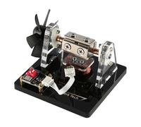 F Fityle DIY Brushless Motor Model,High Speed Drive Small Motor Physics Teaching 5V /Min Coil Driven for Office School, with Paddle