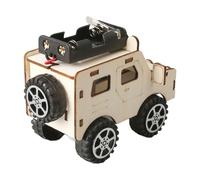 F Fityle DIY Electric Car Model Kids Science Toy Educational Toy Sturdy Science Experiment Set Easy Assembled for School Project