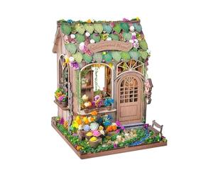 F Fityle DIY Miniature Dollhouse Kit Craft Handicraft Home Decor Mini House Kit Collection for Creative Gift Valentine's Day Mother