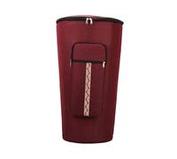 F Fityle Djembe Bag Percussion Accessory Oxford Cloth Adjustable Shoulder Straps Portable African Drum Carry Case African Drum Bag, Red 12 inch