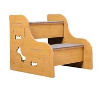 F Fityle Dog Steps for Bed,Dog Stairs for Small Dogs Portable Non Slip Indoor Sturdy for Couch Sofa Doggy Steps for Puppy Doggy Cats, 2 step