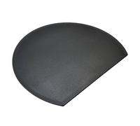 F Fityle Double Sided TPU Cutting Board with Raised Edge for Juices and Messy Spills Smooth Seamless Food Grade Kitchen Mat Stain Resistant and Non Slip Base, Black, S