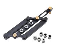 F Fityle Dowel Jig Guide Joinery Tool Hole Jig Aluminum Alloy Build with Threaded Sleeves Adjustable for Board Thickness Suitable for Furniture Assembly cabinetry Home Workshop, Main Body