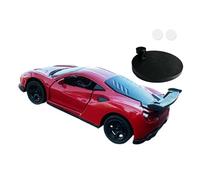 F Fityle Drift Car Model Automotive Accessories 1:64 Home Office Desktop Vehicle Turn and Follow Drift Car Dashboard Decoration, Red