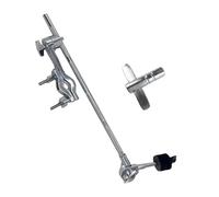 F Fityle Drum Extension Clamps Holder Cymbal Arm Clamp Adjustable Extension Arm Cymbal Stand Holder Support Drum Kits Extension Clamps