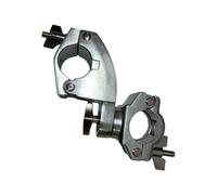 F Fityle Drum Rack Clamp Zinc Alloy High Strength Angle Adjustable Percussion Instrument Accessory Professional Drum Set Tube Clamp, Style B