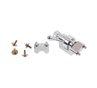 F Fityle Drum Rocker Adjuster Compact Metal Mounting Block with Polished Adjustment Mechanism for Secure Percussion Component Connection Suitable for Drum Kit Assembly and Practice