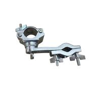 F Fityle Drum Set Extension Clamp Mount Bracket,Cowbell Holder Drum Accessories Practice Easy to Install Cowbell Mounting Clamp Parts
