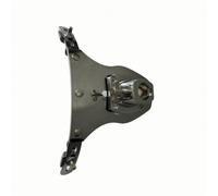 F Fityle Drum System Metal Tom Mount Isolator Bracket For 8 To 14 Inch Drums With Black Hardware Accents And Curved Main Plate Suitable For Acoustic, Versatile Square