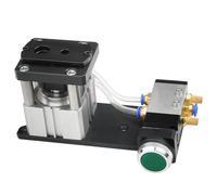 F Fityle Edge Banding Punch Edge Banding Tool Double Hole Punch Machine Pneumatic Punch Aluminum Alloy Build CNC Machined Components for Cabinet Makers, Pneumatic Double Hole Puncher 8mm/15mm
