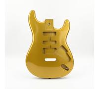 F Fityle Electric Guitar Body Blank Guitar Body Replacement Guitar Body Shell Guitar Body Kit With Paulownia Wood SSH Routing Glossy Finish suitable for DIY Builds Luthier Projects Home Workshops