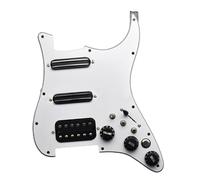 F Fityle Electric Guitar Pickup SSH Coil Splitting Guitar Pickguard Practical Prewired Pickguard Backplate for Electric Guitars Accs, with switch