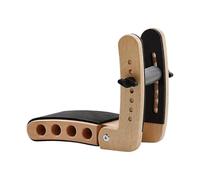 F Fityle Electric Guitar Rest Support Height Adjustment Foot Stool Wooden Guitar Leg Holder for Live Performance Player Musician