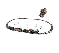 F Fityle Electric Train Toy Easy Assemble Playset Realistic Train Set Railway Tracks Sets for Children Kids Boys Girls, Style B