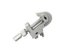 F Fityle Electrical Line Clamp Aluminum Alloy clamp Curved jaw Secure Grip Threaded Bolt with nut Pressure Control Fastening Suitable for Transmission line Work Service Maintenance Power Crews