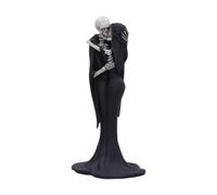 F Fityle Eternal Embrace Skeletons Figurine, Gothic Wedding Giftware, Skeleton Hug Figurine for Party Cake Topper