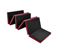 F Fityle EVA Mat for Folding Mechanics with Handle for Oil Absorption in Yoga, Red