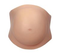 F Fityle Fake Belly Reusable Tummy Silicone Belly for Cosplay Stage Advertising TV Series, Asian Yellow
