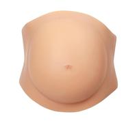 F Fityle Fake Belly Reusable Tummy Silicone Belly for Cosplay Stage Advertising TV Series, Beige