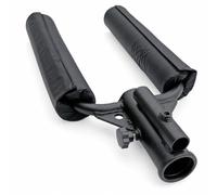 F Fityle Fitness Training Bar Barbell Attachment Row Handle Row Frame Padded Double Handle Hold Suitable for home gym strength practice weightlifting cycles tight