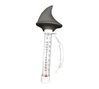 F Fityle Floating Pool Thermometer Decor Shark Portable Decorative Easy Read Water Thermometer Water Temperature for Baby Bath Shower