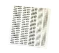 F Fityle Fly Tying Bionic Wing Artificial Baits Wing Lightweight Lifelike Professional Fishing Supplies Fly Binding Materials, Gray