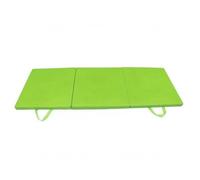 F Fityle Folding Fitness Pad Exercise Mat Gymnastics Mat Workout Mat Training Pad With Thick Cushion And Support Compact Fold With Handles Easy Setup suitable for stretching travel180x60x4.5cm
