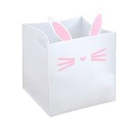 F Fityle Folding Storage Bin toy Storage Basket Dirty Clothes Sundries Office Home Closet Organizer Shelf box Washable Laundry Basket, White 35cm