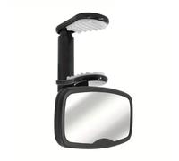 F Fityle Forward Facing Car Mirror Clip on Car Mirror for Viewing Rear Passengers Accessories Black