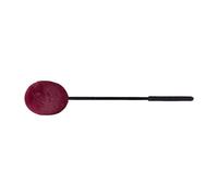 F Fityle Friction Gong Mallet Rubber Head Acoustic Percussion Instruments Playing Low Gongs Mallet, Red 37x9.5x6.5cm
