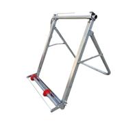 F Fityle Garden Water Hose Reel Cart Manual Crank Large Capacity Storage Shelf Winding Tool Hose Holder for Camping Outside Balcony, Without Disc