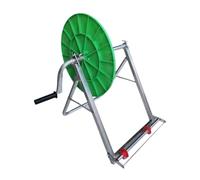 F Fityle Garden Water Hose Reel Cart Manual Crank Large Capacity Storage Shelf Winding Tool Hose Holder for Camping Outside Balcony, with Disc