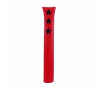 F Fityle Golf Club Cover Alignment Sleeve Club Head Protector PU Outer Layer Velvet Lining Embroidered Star Pattern Suitable for Athlete Practice Field Training Daily Storage, Red