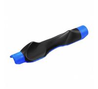 F Fityle Golf Grip Practice Aid Hand Alignment Guide Open-Ended Club Attachment With Contoured Grip Reference Rubber suitable for swing rehearsal indoor nets beginners teaching pros , Blue