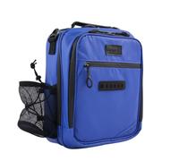 F Fityle Golf Insulated Pouch Bag Portable Lunch Carrier With Front Zipper Pocket Adjustable Strap Waterproof Outer 210D Nylon Interior Suitable for golf course walking nine clubhouse breaks, Blue