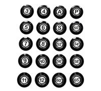 F Fityle Golf Marker Tag Golf Club Identifier Shaft End Butt Cap With Stable Plug And Twist Attachment And Grip Vent Fit Suitable For Golfers , Black White