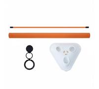 F Fityle Golf Swing Practice Aid Tool Swing Guide With Head Stability Plane Alignment Adjustable Angles EVA Foam Build Muscle Memory suitable for swing plane work head control improvement