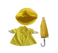 F Fityle Goose Outfit Raincoat for 23" Statue Lovely Goose Statue Clothes Apparel for Outdoor Patio Lawn Courtyard Decoration