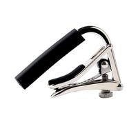 F Fityle Guitar Capo for Folk and Electric Guitar,Sturdy,Metal,Portable,Lightweight,Easy to Use,Instriment Accessories Professional, Bright Argent