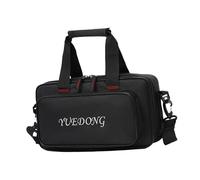 F Fityle Guitar Effects Pedal Board Carry Bag Gig Bag Guitar Accessory Musical Instrument Pedalboard Carry Case for Performance Show, 34x18x7cm