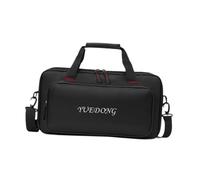 F Fityle Guitar Pedal Board Case Carry Bag Water Resistant Double Zippers with Pocket Carry Case Gig Bag for Rehearsals Concert Stage, 46x19.5x7.3cm