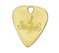 F Fityle Guitar Pick Plectrum Professional Guitar Accessories Portable for Ukulele Electric Acoustic, Gold