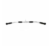 F Fityle Gym Equipment Handle Cable Grip Gym Cable Handle Attachment Pulley Handle With Textured Rubber And Steel Build For Control Suitable work biceps , High Pulldown Medium Bar
